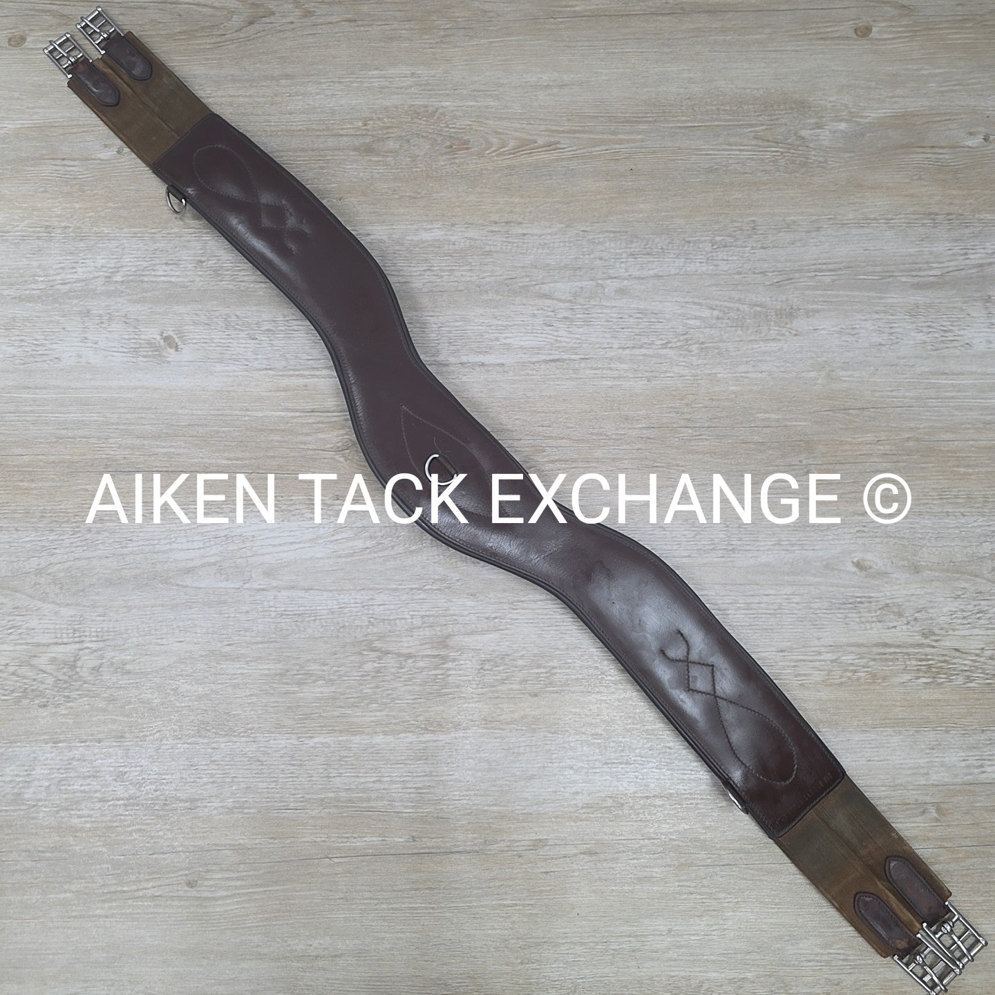 Total Saddle Fit Anatomic Shoulder Relief Girth, Brown, 54"