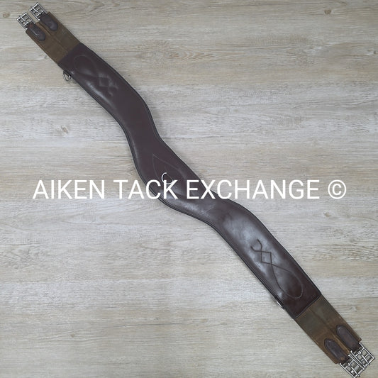 Total Saddle Fit Anatomic Shoulder Relief Girth, Brown, 54"