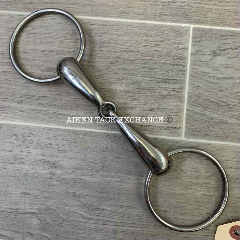 Stubben Single Jointed Hollow Mouth Loose Ring Bit, Brand New, 5"