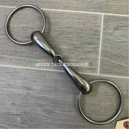 Stubben Single Jointed Hollow Mouth Loose Ring Bit, Brand New, 5"
