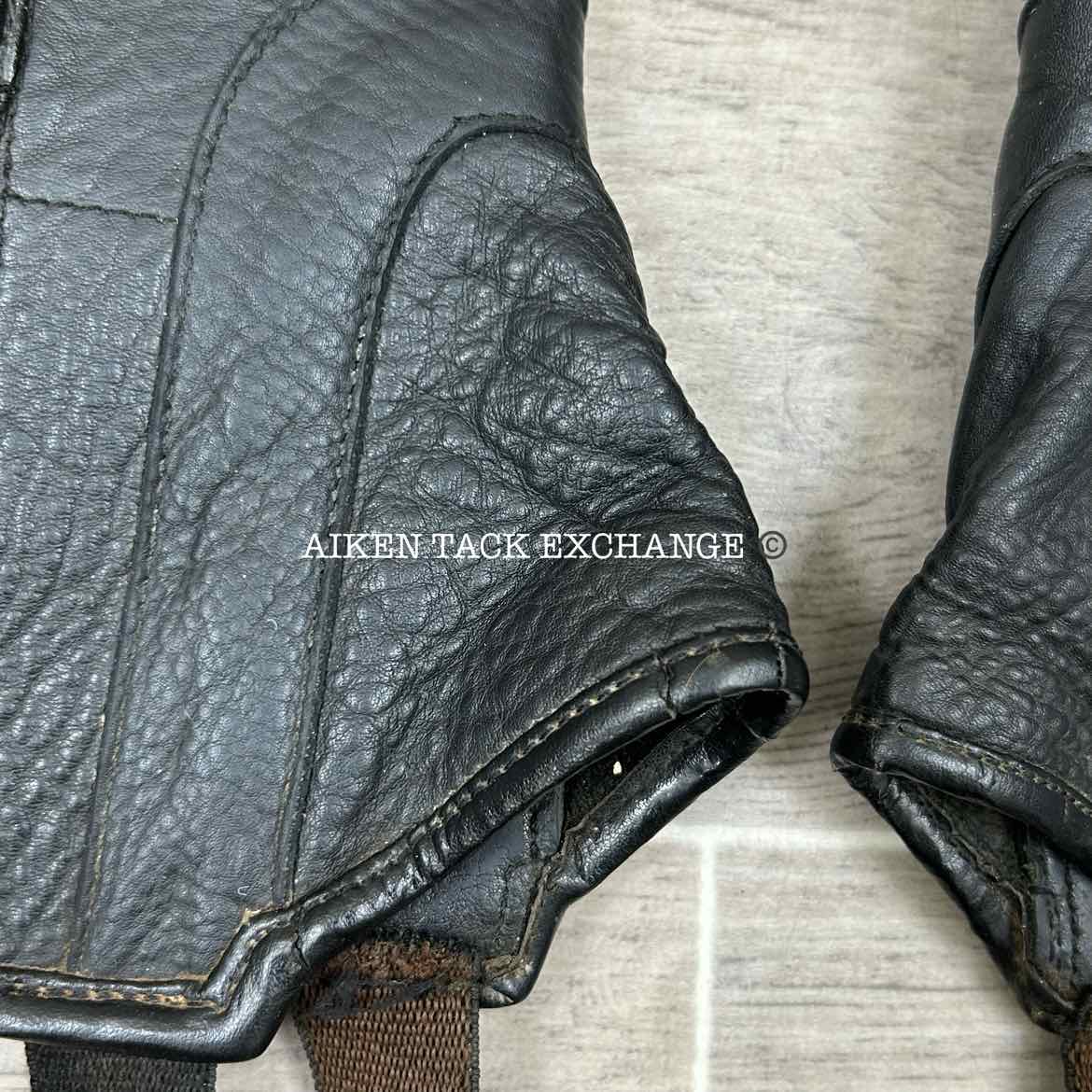 The Elite Leather Half Chaps, Size TL - S