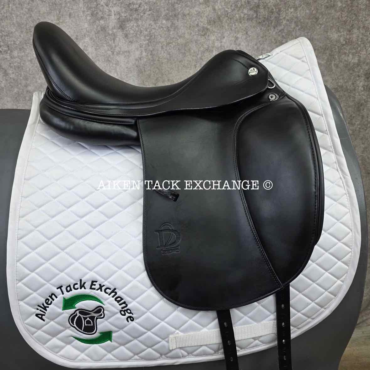 2017 Prestige X-D2 K Zero Monoflap Dressage Saddle, 18" Seat - Short Flap, Medium Tree, Wool Flocked Panels
