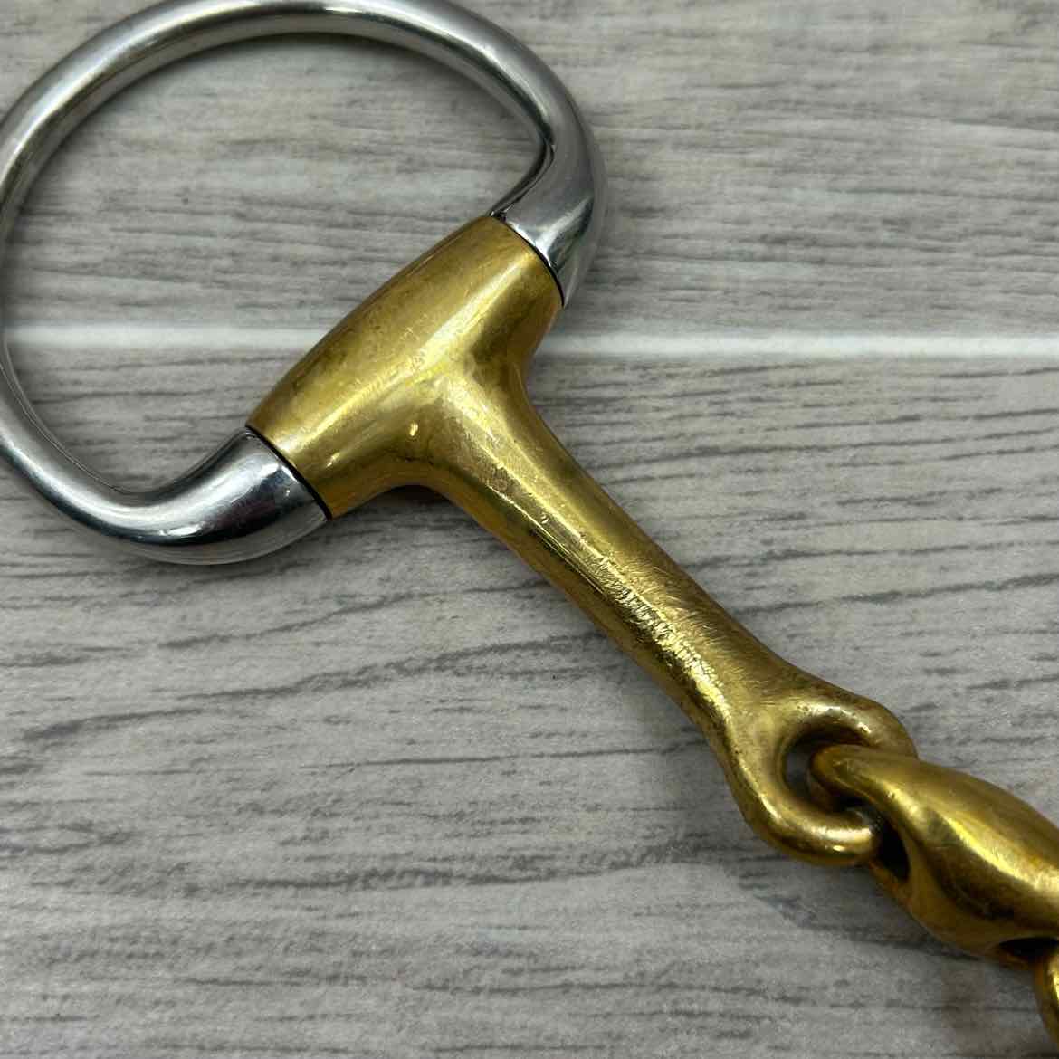 Neue Schule Trans Angled Lozenge Eggbutt Bradoon Bit 4.75"