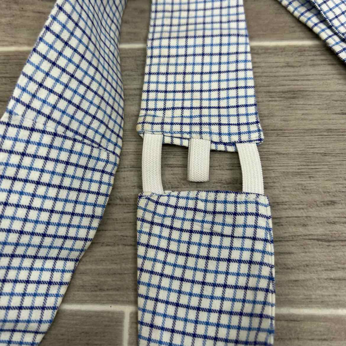 Horse Country Shaped Tattersal Stock Tie