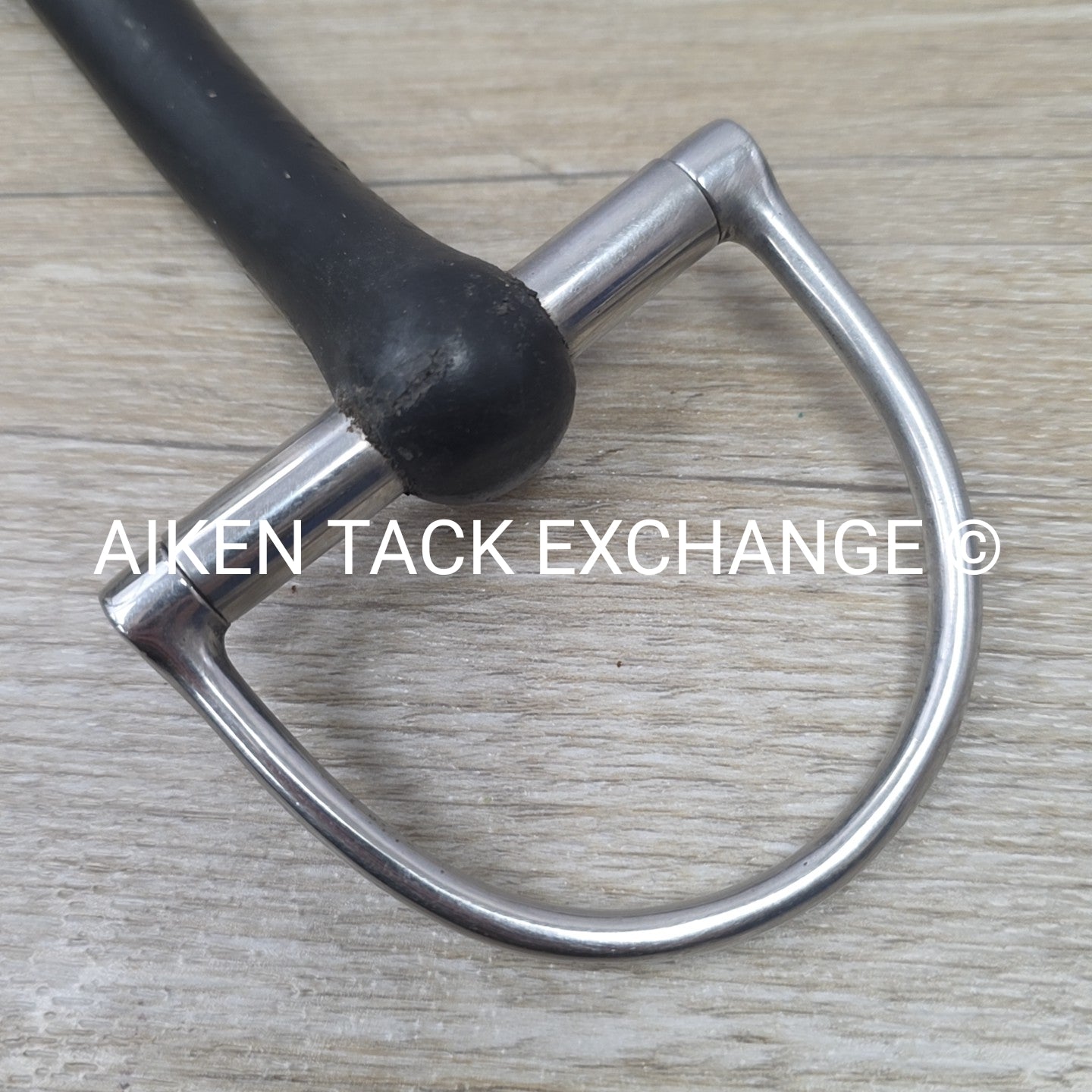 Hard Rubber Mullen Mouth D Ring Bit 5"