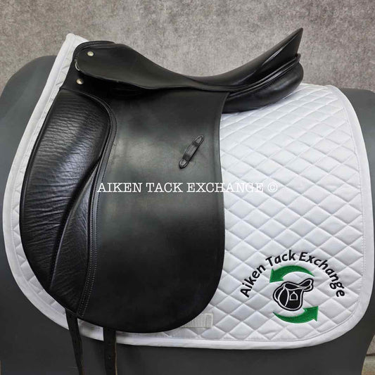 1998 Passier Nicole's Grand Gilbert Dressage Saddle, 17.5" Seat, Wide Tree, Wool Flocked Panels