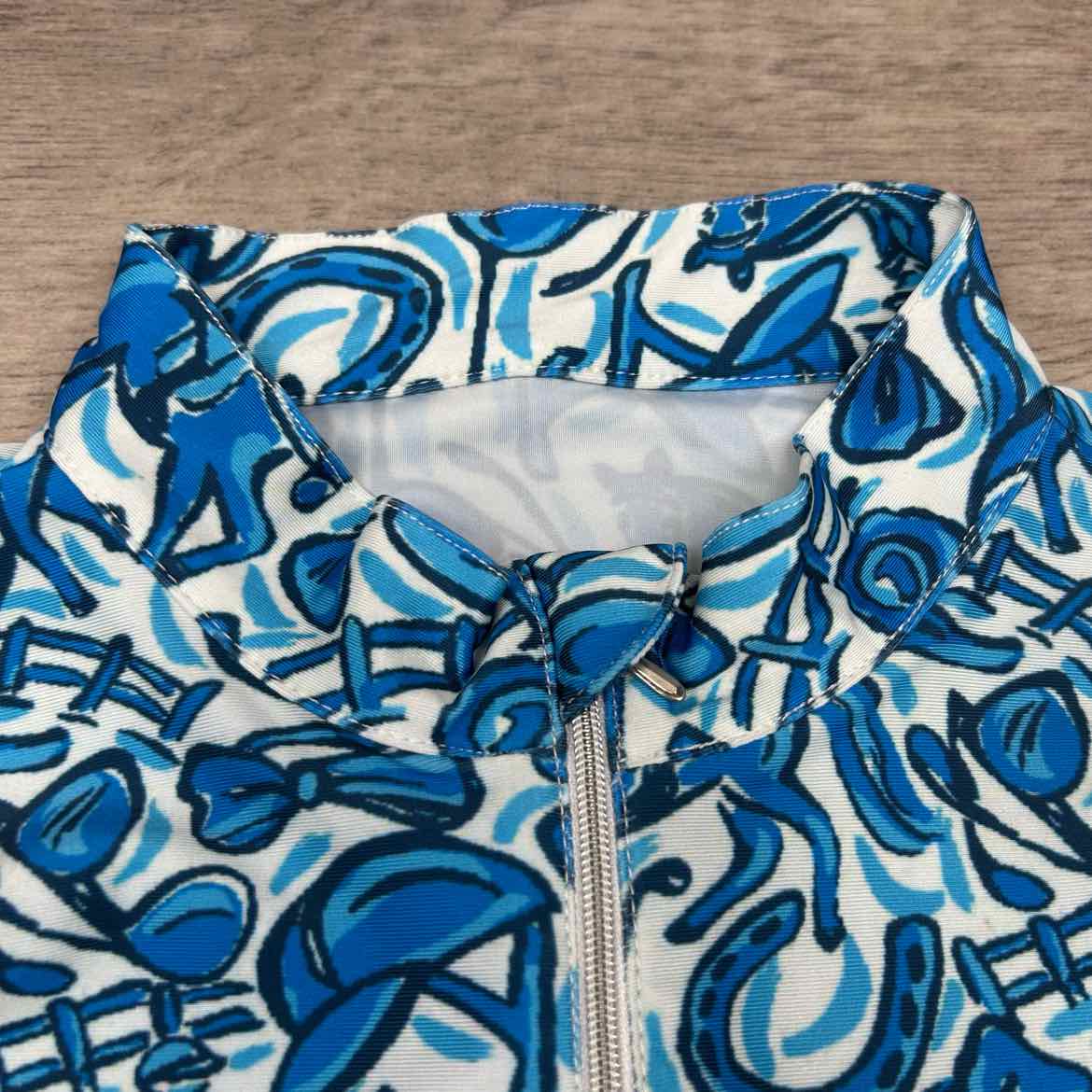 Belle & Bow Long Sleeve Sun Shirt, Size 12