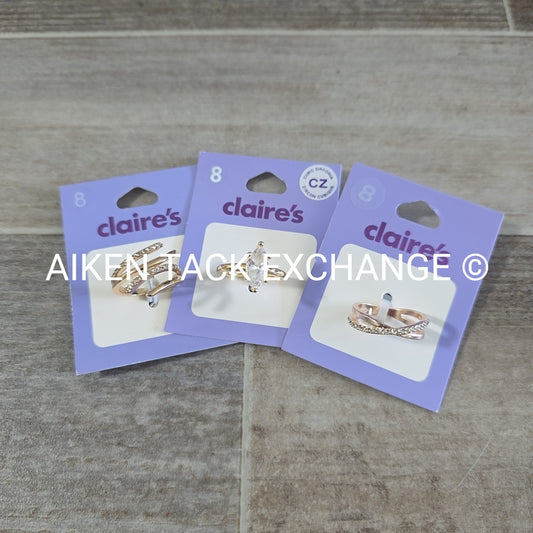 Claire's Rings (3) - Size 8