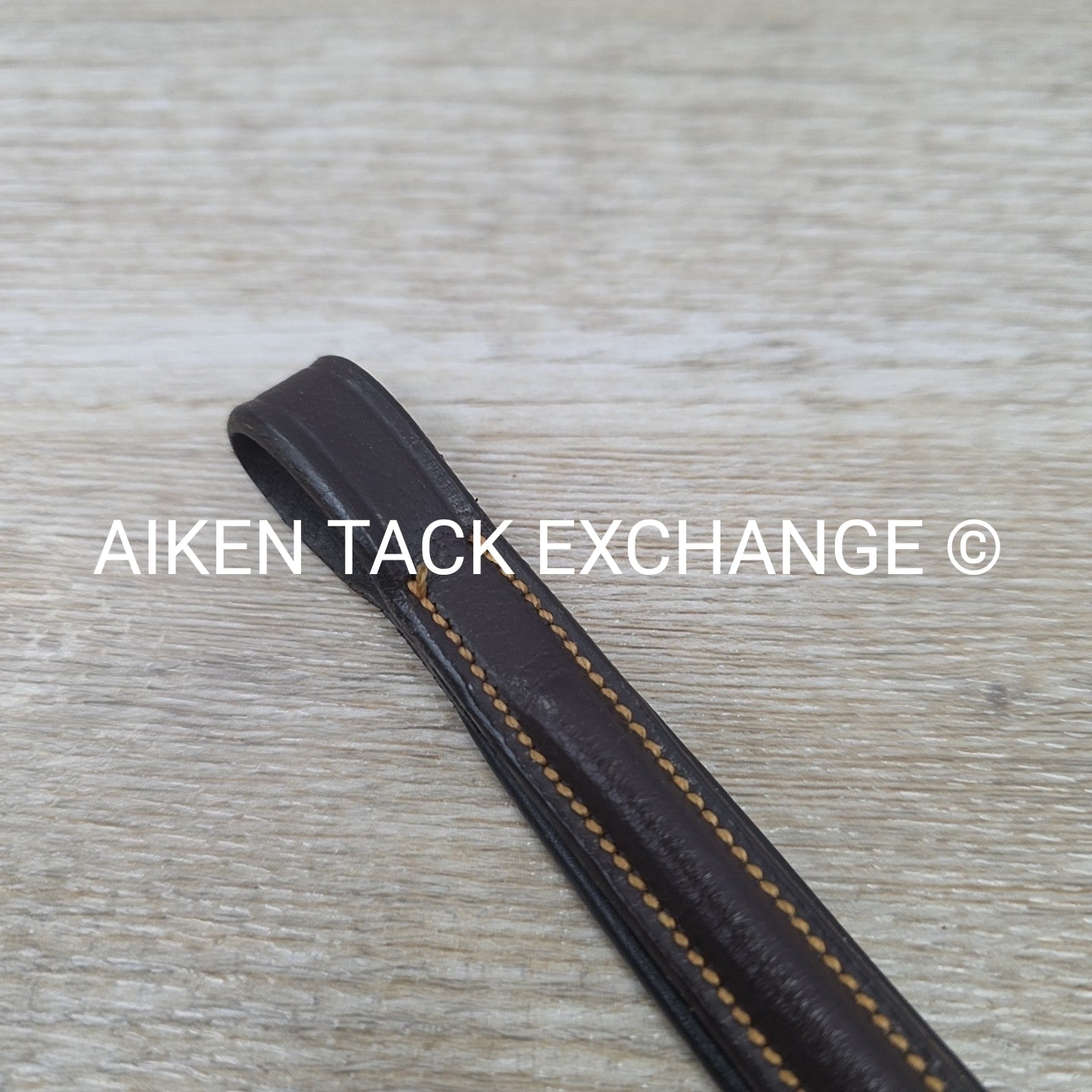 Padded Raised Browband, Brown, Size 15"