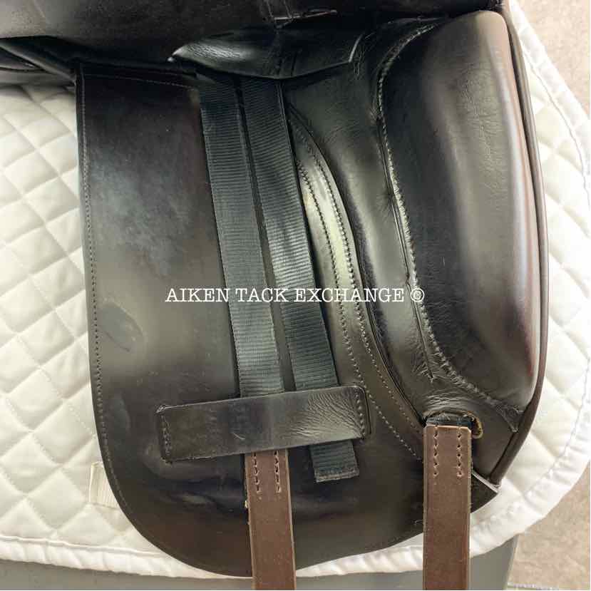 **SOLD** 2007 Albion SL Dressage Saddle, 17.5" Seat, Wide Tree, Wool Flocked Panels