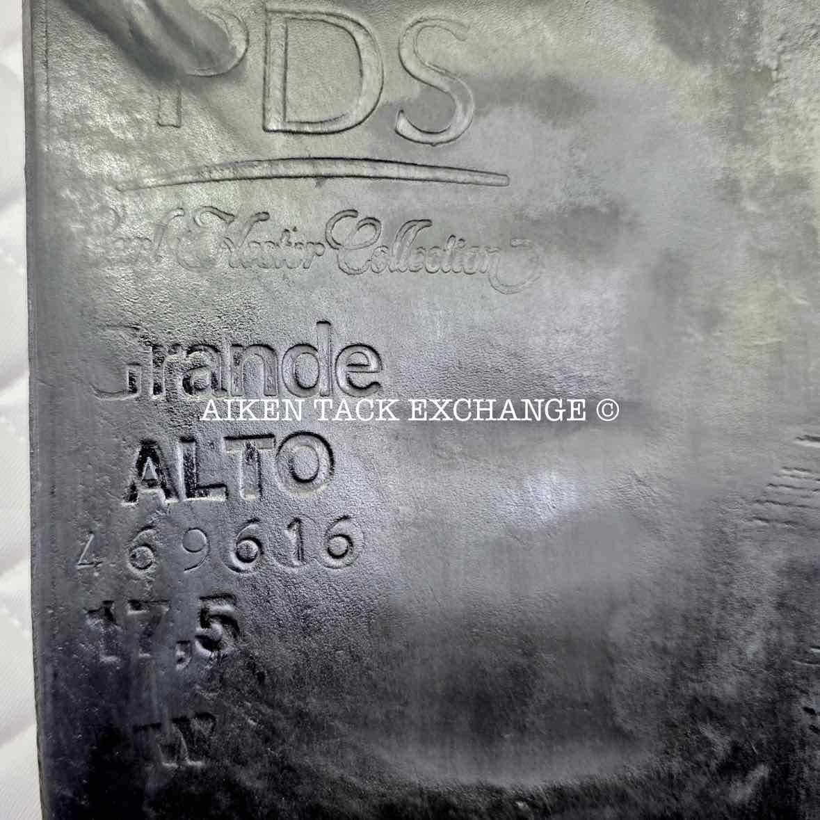 **SOLD** 2014 PDS Carl Hester Grande Alto Dressage Saddle, 17.5" Seat, Adjustable Tree - Changeable Gullet, Wool Flocked Panels