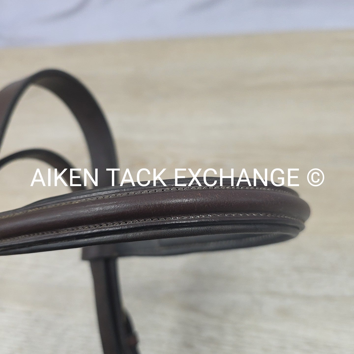 Harmohn Kraft Royal Plain Raised Flash Bridle, No Reins, Brown, Size Full