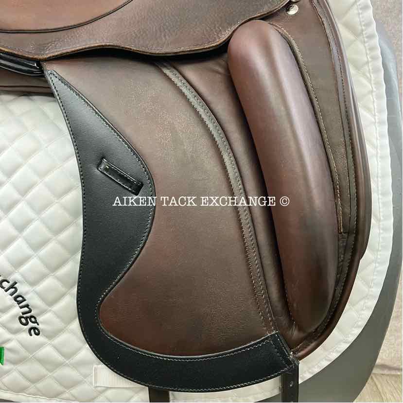 2020 Custom Saddlery Wolfgang Solo MKII Monoflap Dressage Saddle, 18" Seat, Adjustable Tree, Wool Flocked Panels