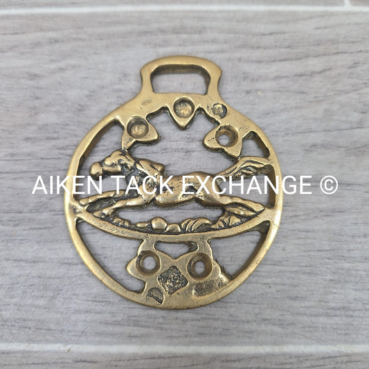 Brass Horse Medallion