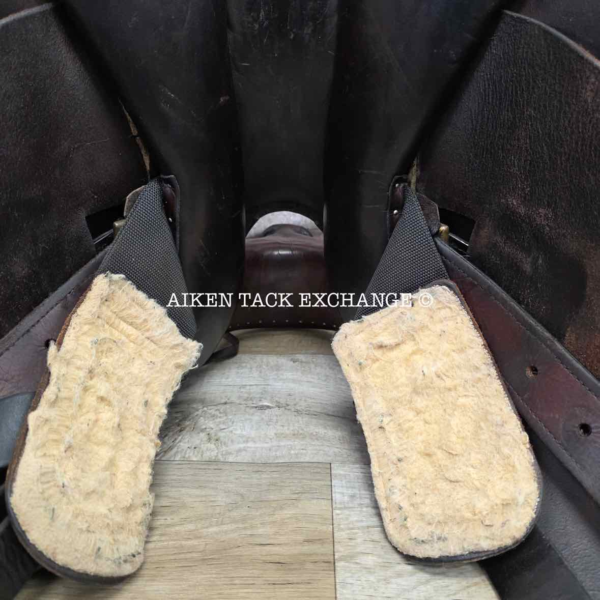 Steele Classic Trail Western Saddle, 16.5" Seat, Wide Tree - Full QH Bars