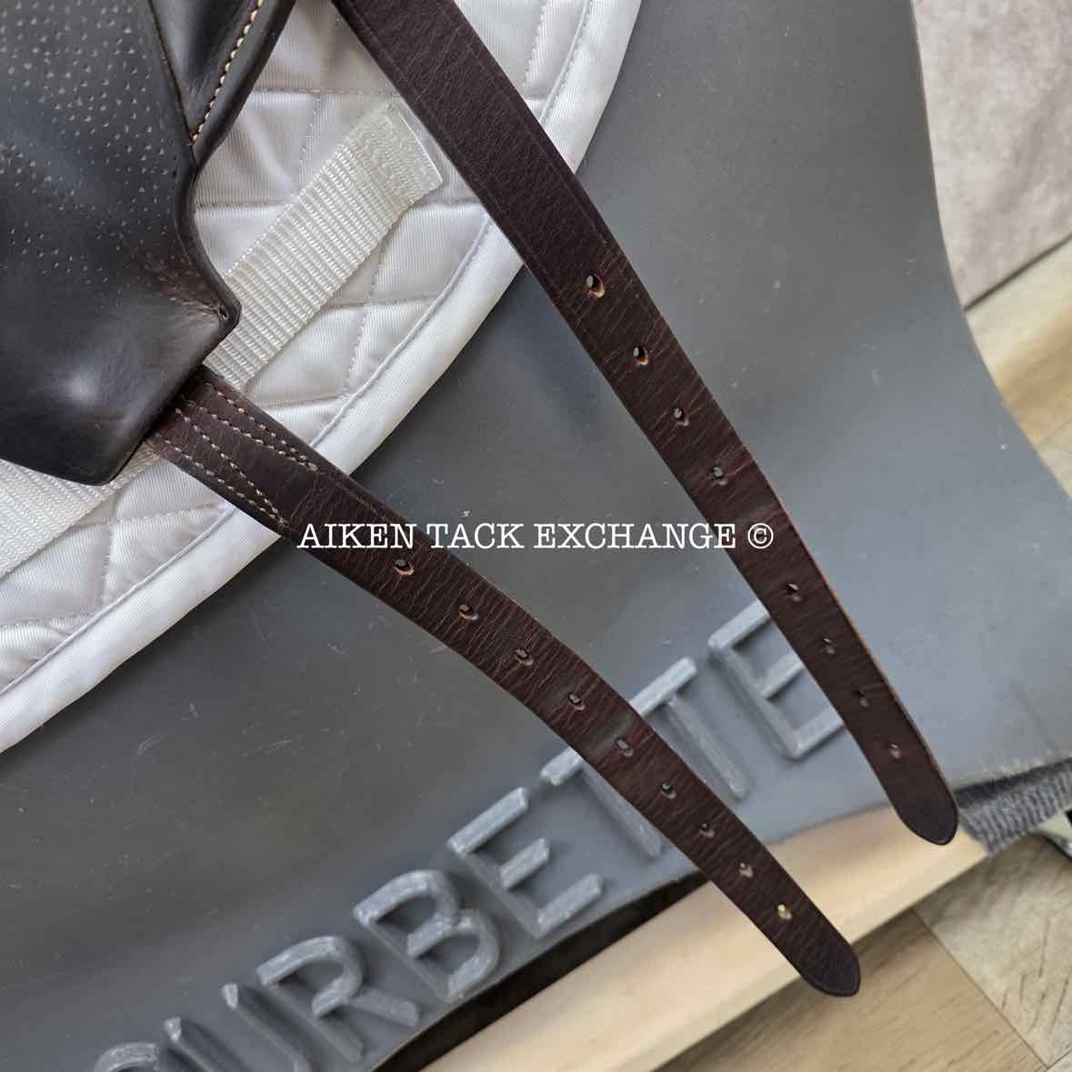 2023 Voltaire Adelaide Monoflap Dressage Saddle, 17.5" Seat - 3A Flap, Wide Tree, FIN Panels, Full Buffalo Leather