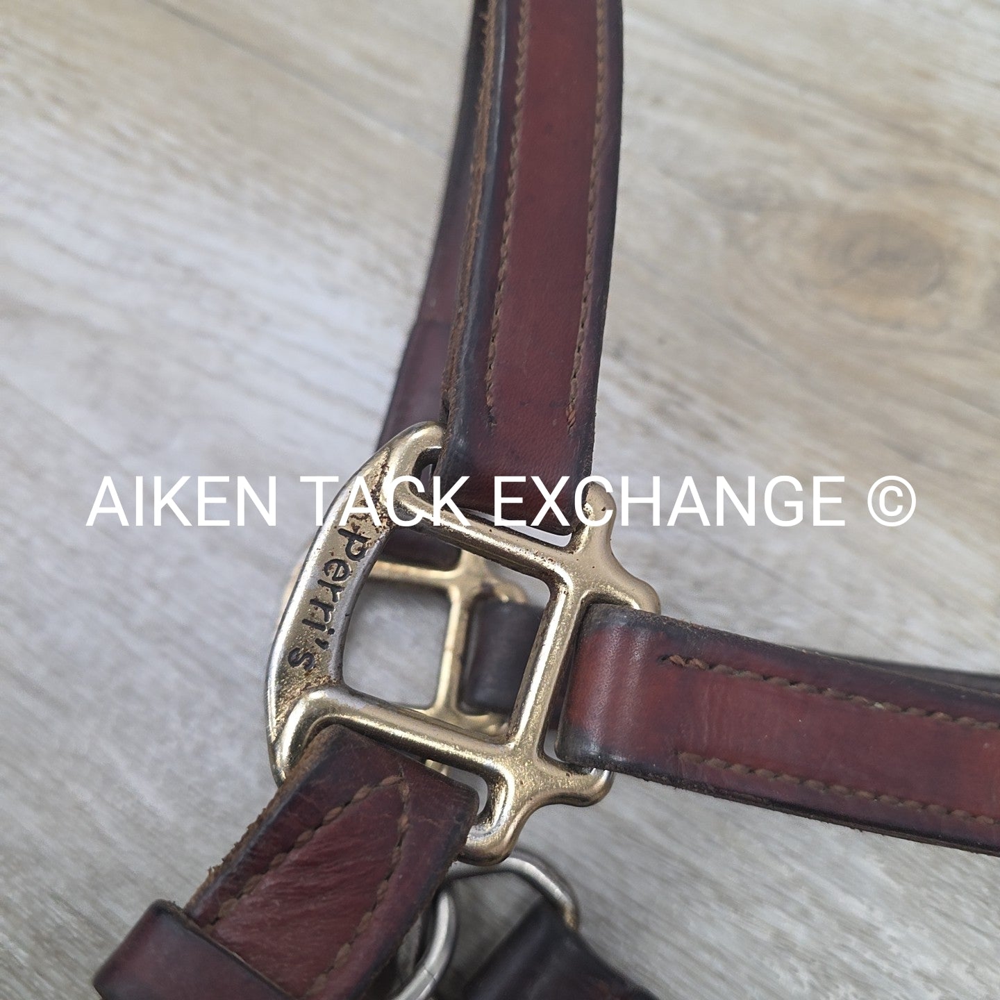 Perri's Leather Halter, Brown, Size Full