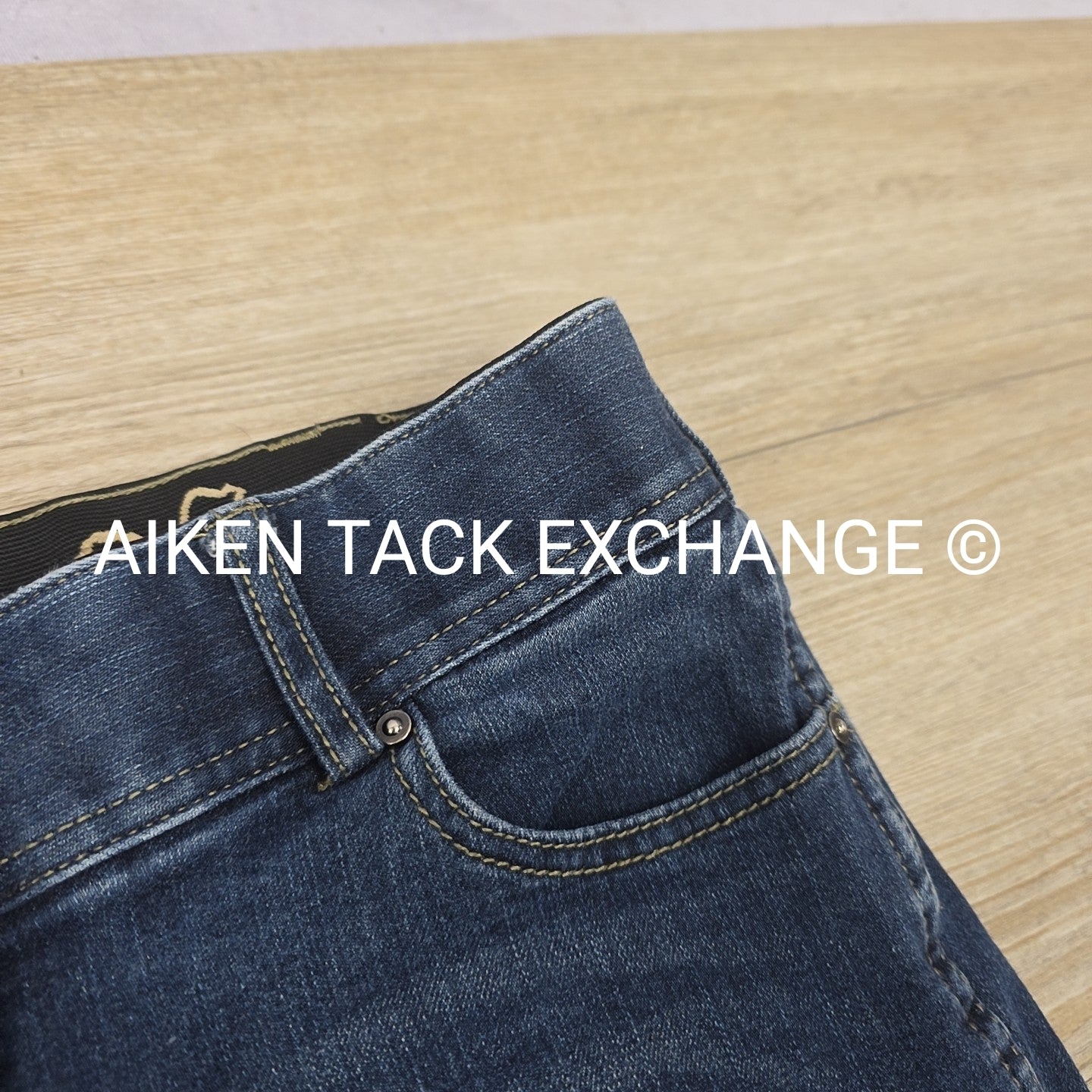 Goode Rider Denim Full Seat Breeches, Size 28