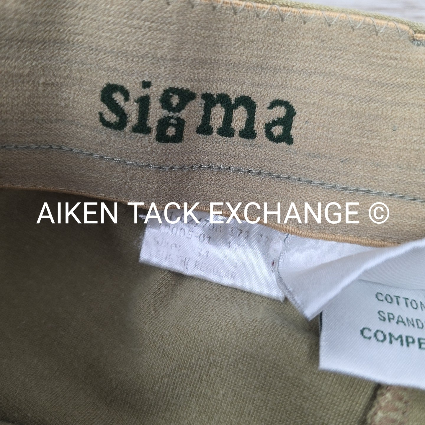 BARGAIN BUNDLE: Sigma Full Seat & Unknown Brand Full Seat Breeches, Size 34 R