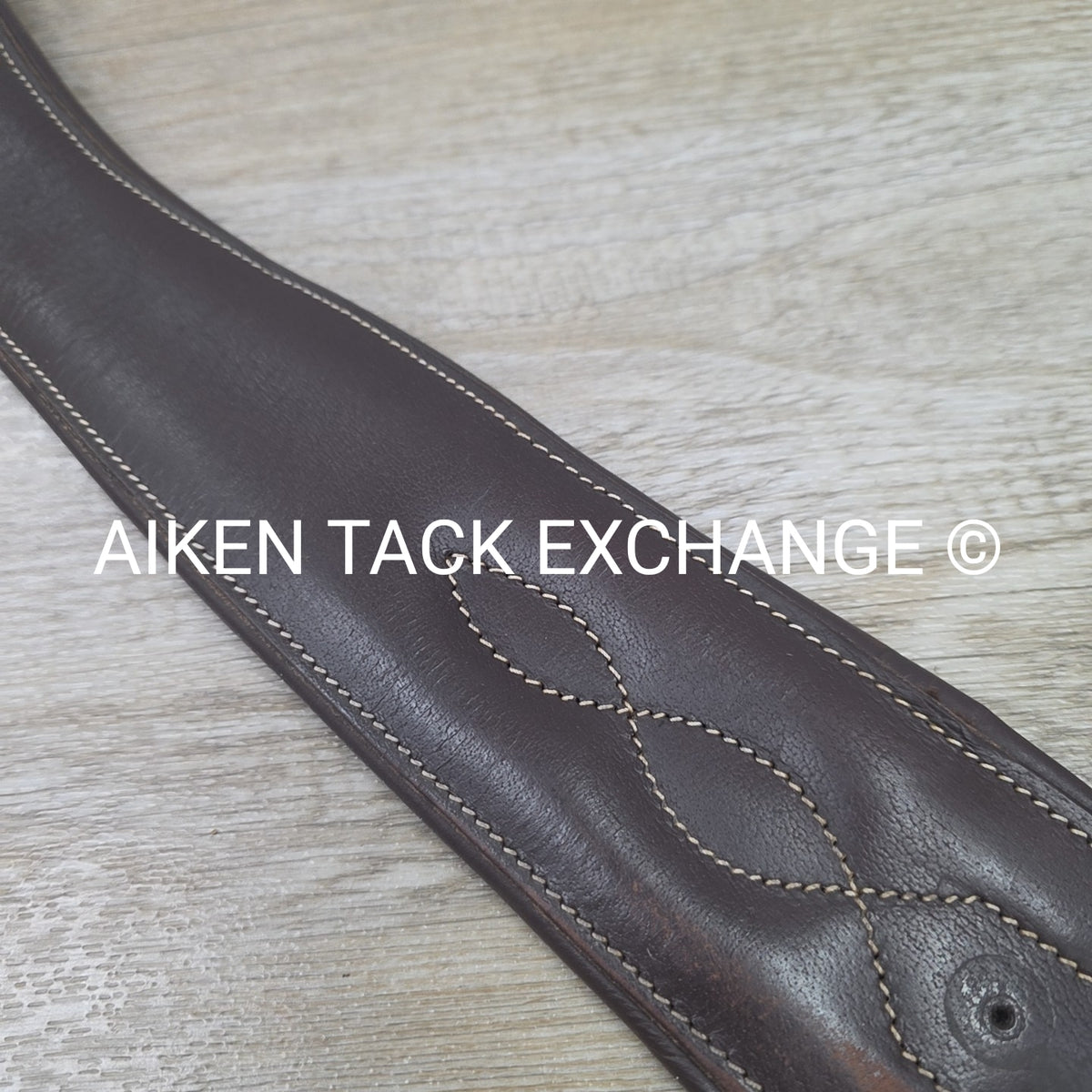 Contour Double End Elastic Girth, Brown, 52"