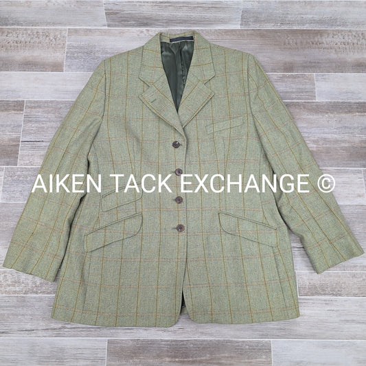 Horse Country Tweed Coat for Fox Hunting, Size 20