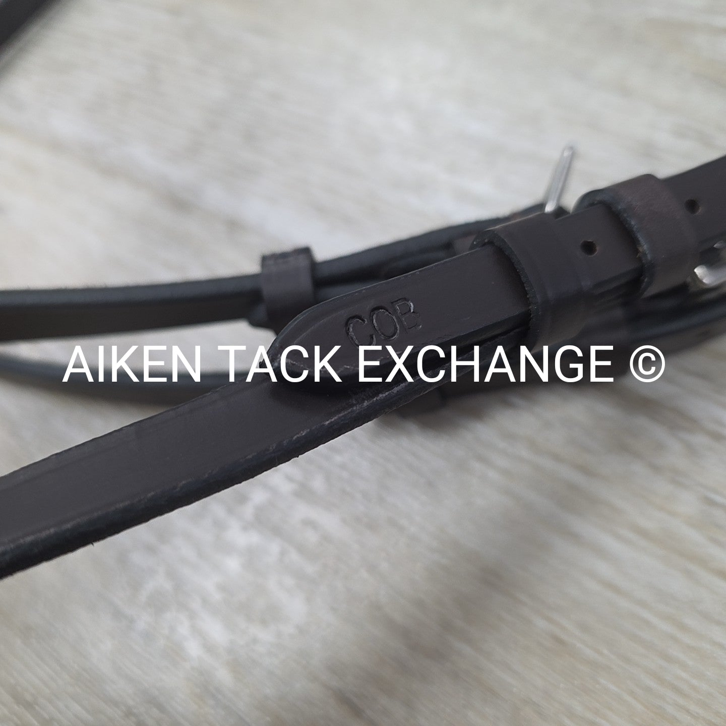 HDR Advantage Mono Crown Padded Bridle with Reins, Havana, Size Cob