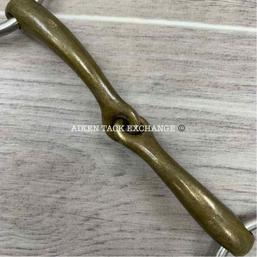 Herm Sprenger Dynamic RS Aurigan Single Joint Loose Ring Bradoon Bit 5.5"