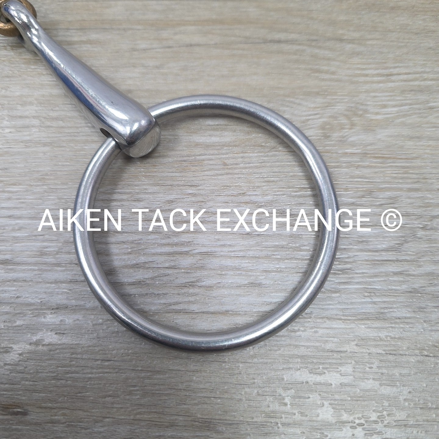 Copper French Link Loose Ring Bit 6"
