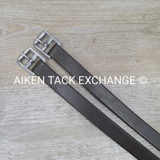 Wintec Synthetic Stirrup Leathers, Brown 54"