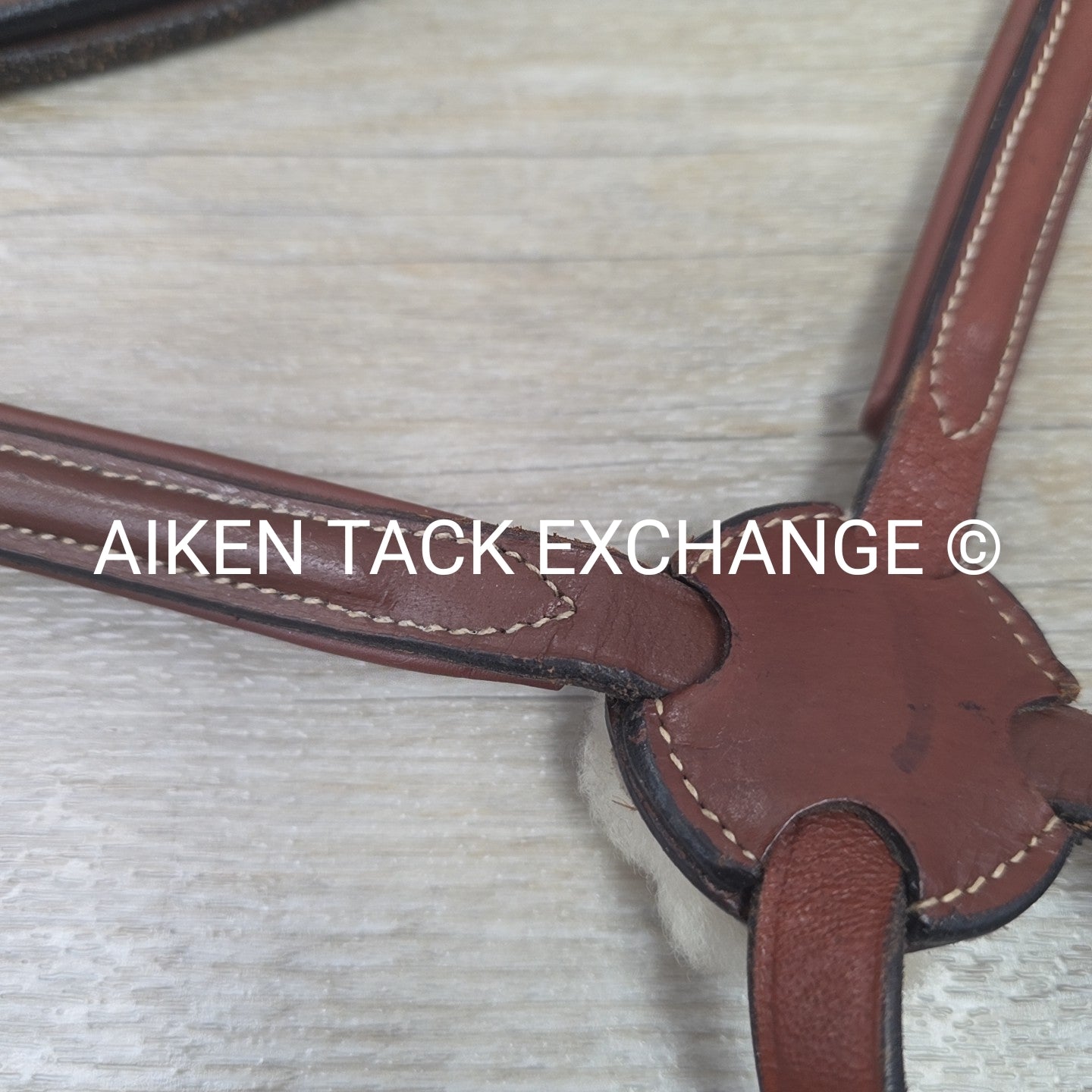 Plain Raised Figure 8 Noseband, Brown, Size Full
