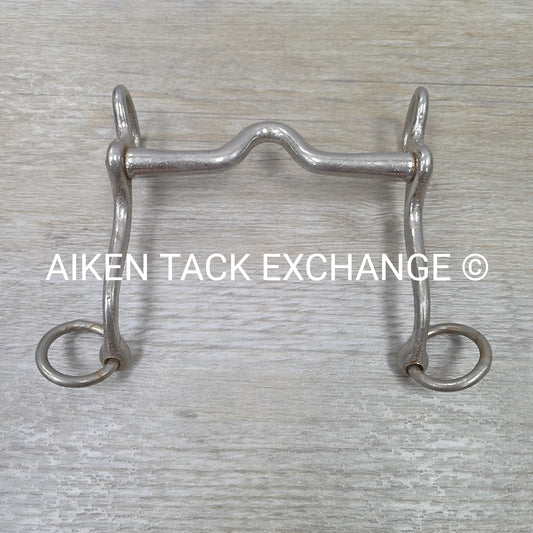Plated Mullen Mouth Shanked Bit 4.75"