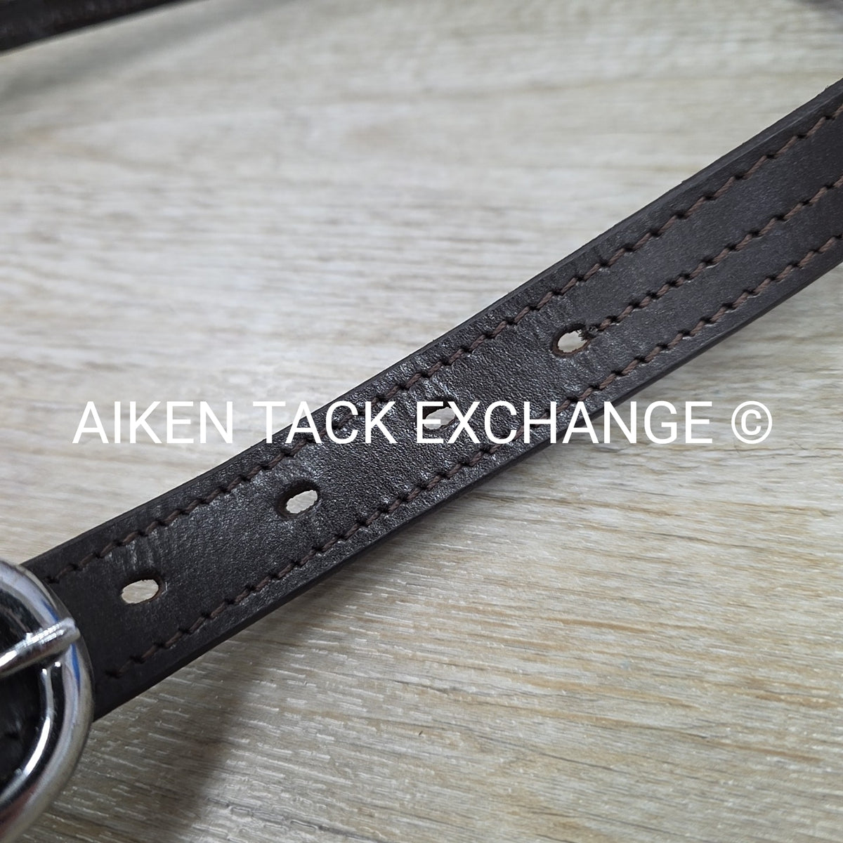 Leather Halter, Brown, Size Full