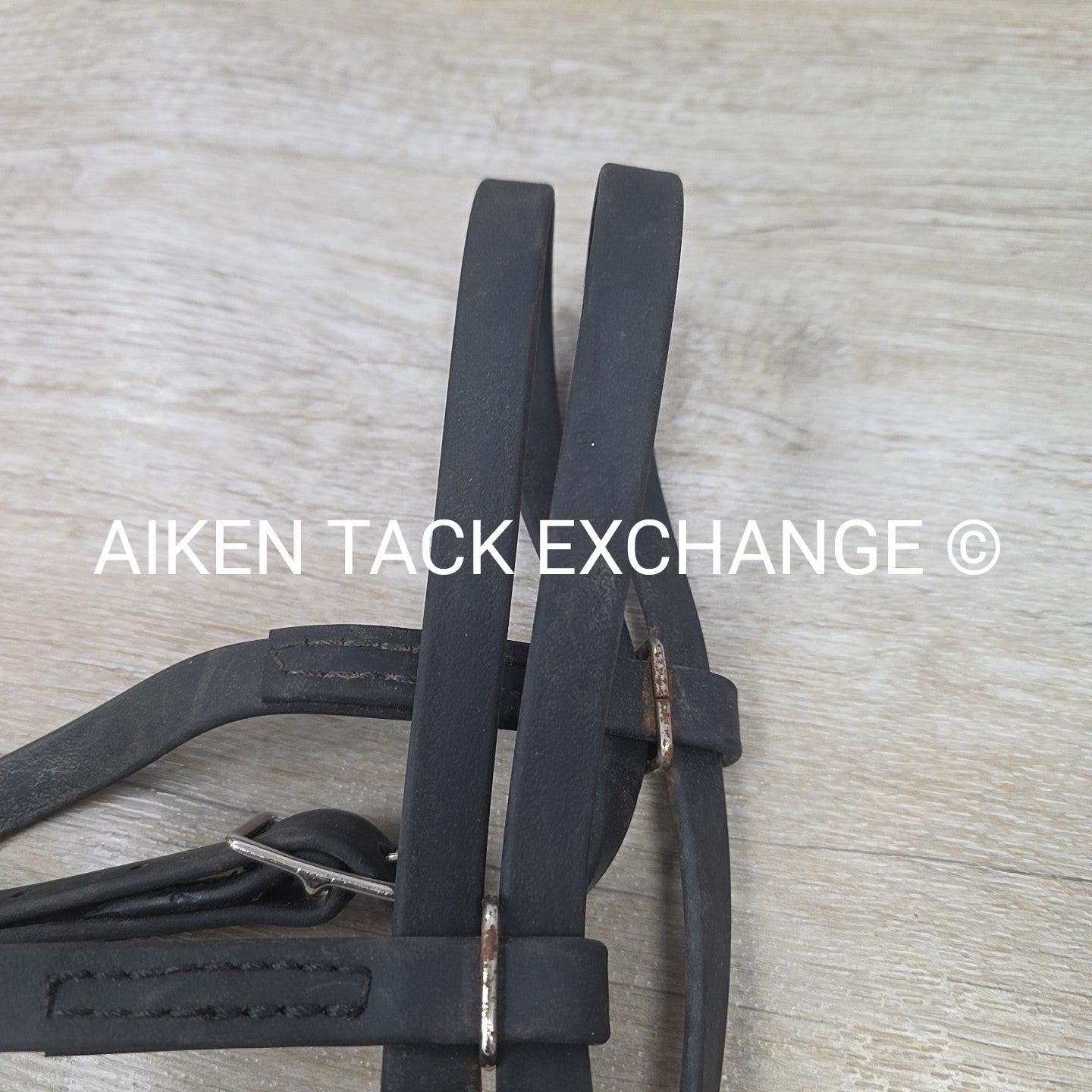Biothane Browband Headstall, No Reins, Black, Size Full