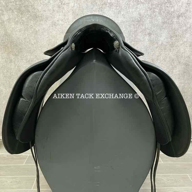 **SOLD** 2013 Stubben D Genesis Dressage Saddle, 18" Seat with Biomex, 31 cm Tree - MW/W, Wool Flocked Panels