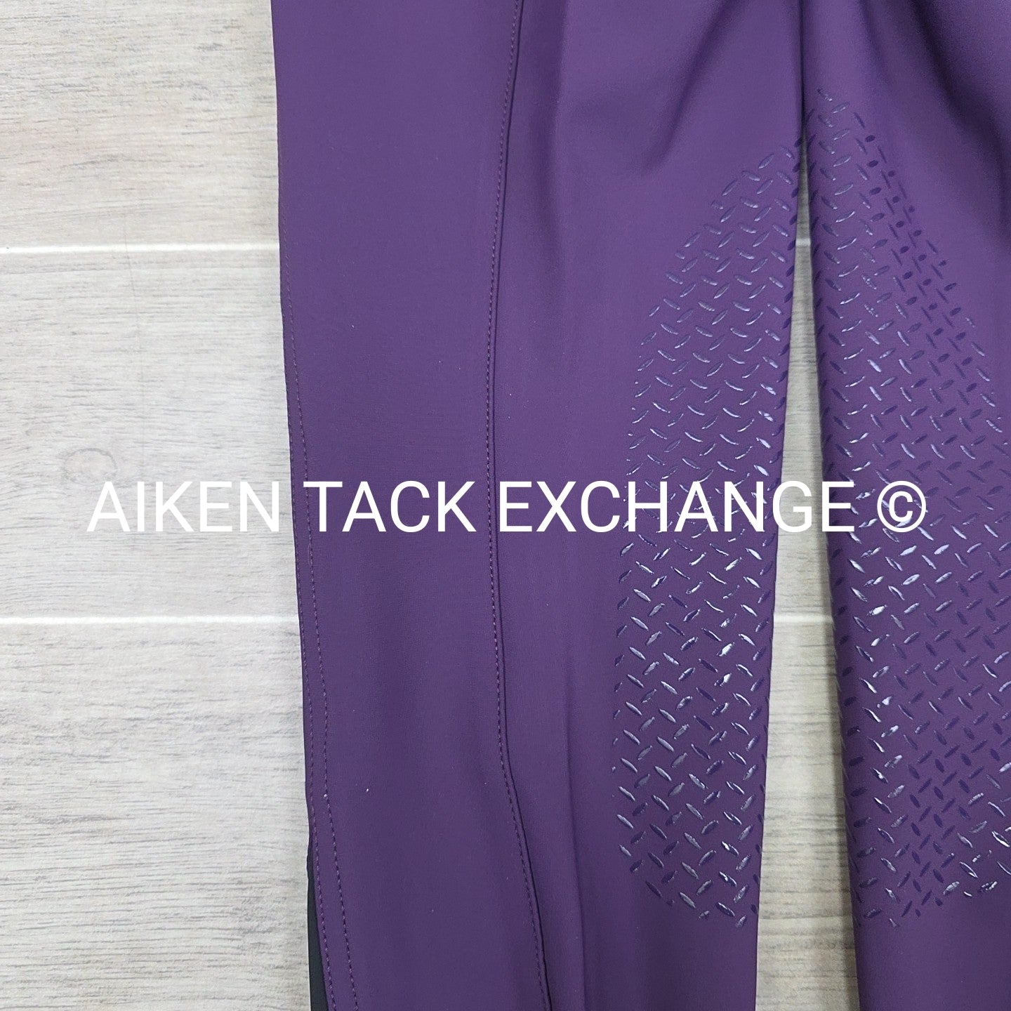 KL Select Gabrielle Knee Patch Breeches, Purple, Women's Size 28R