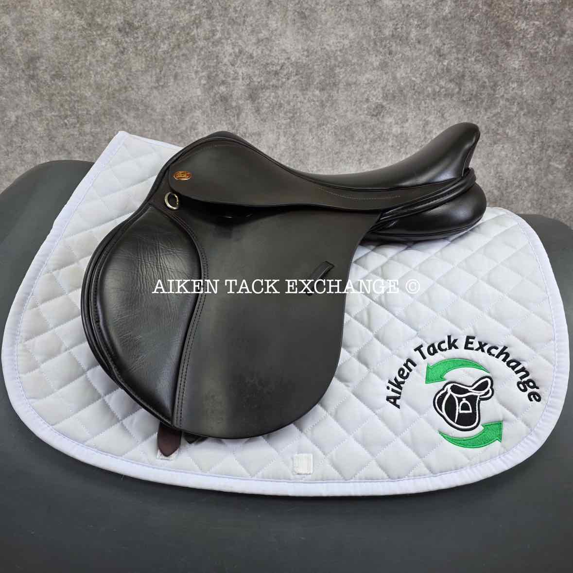 Kent & Masters Original Pony All Purpose Jump Saddle, 15.5" Seat, Adjustable Tree - Changeable Gullet, Wool Flocked Panels