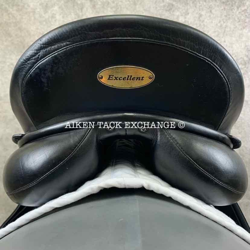 **SOLD** 2005 Kieffer Lusitano Dressage Saddle, 17.5" Seat, Medium Tree, Wool Flocked Panels