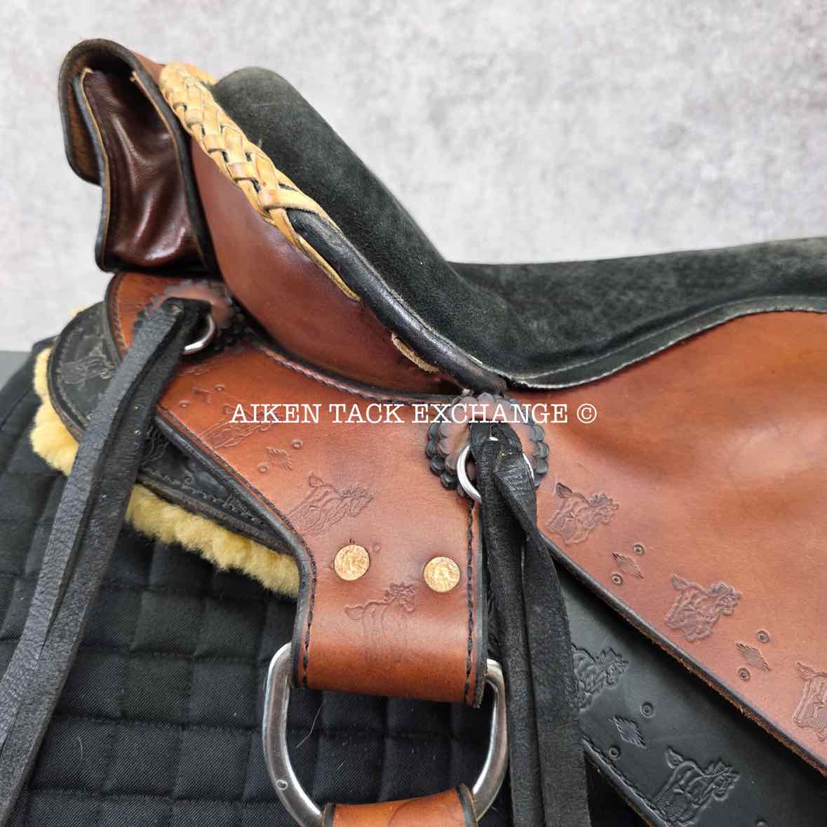 2016 Synergist Lightweight Trail Western Saddle, 15" Seat, Extra Wide Tree