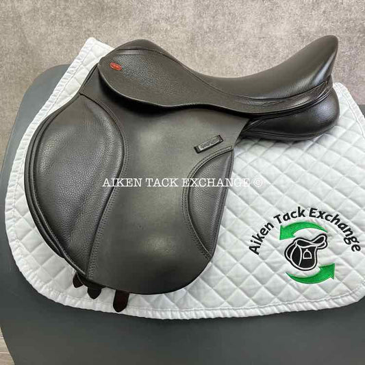 **SOLD** 2023 Kent & Masters S-Series MGC Standard Wither Compact GP Saddle, 16.5" Seat, Adjustable Tree - Changeable Gullet, Wool Flocked Panels