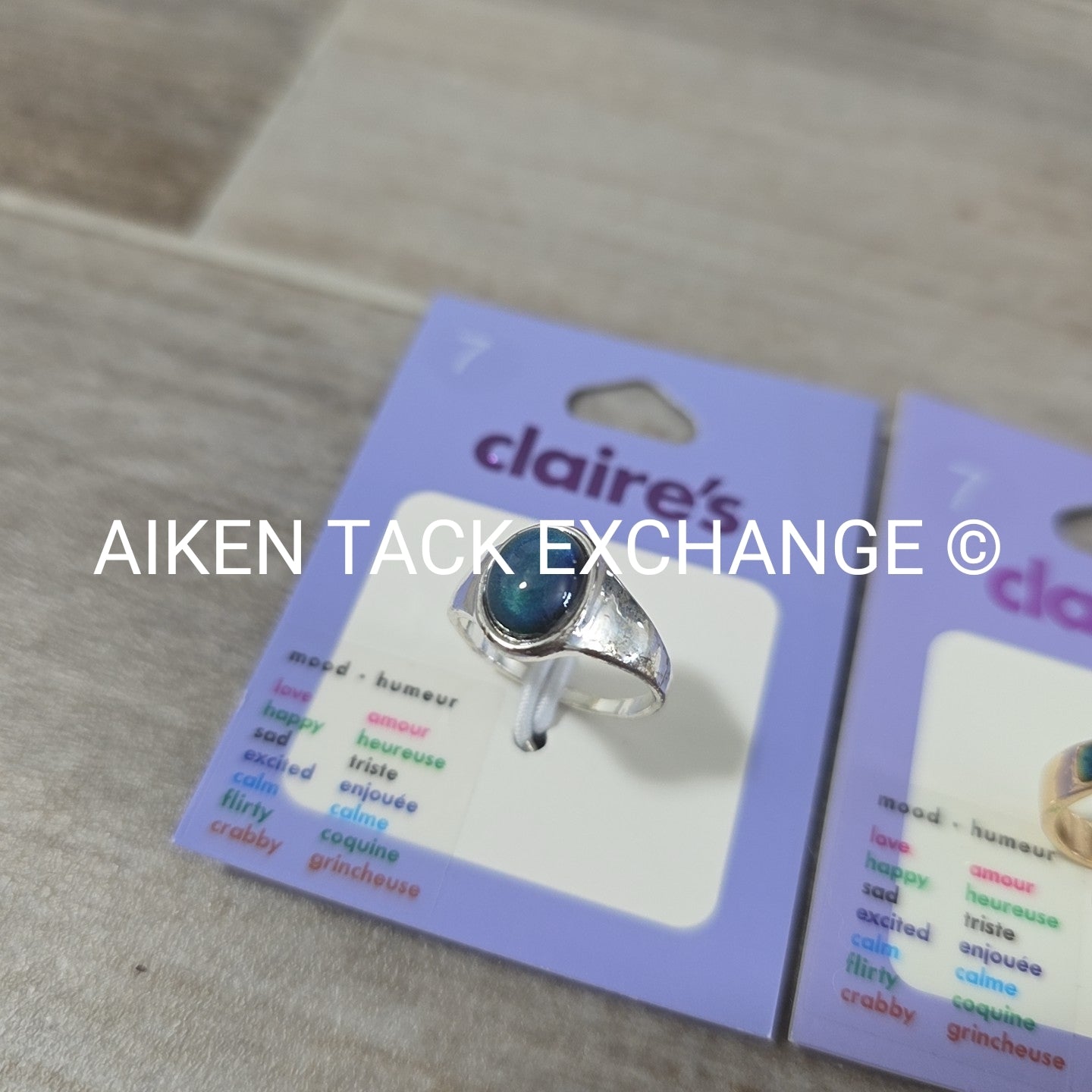 Claire's Mood Rings (3) - Size 7