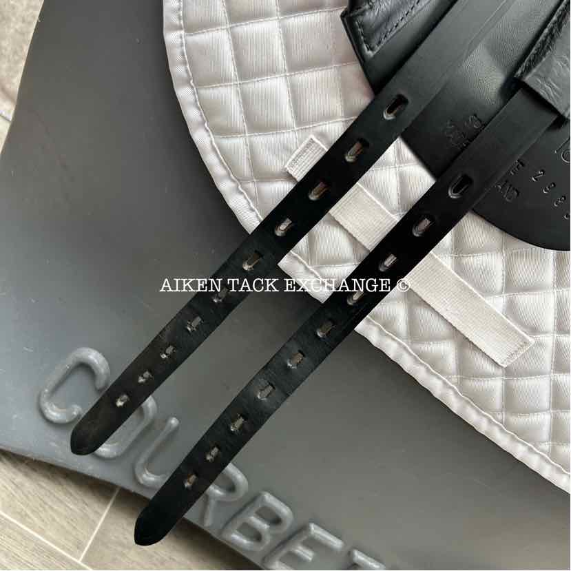 **SOLD** 2020 Black Country Eloquence Dressage Saddle, 18.5" Seat, Medium Wide Tree, Wool Flocked Panels
