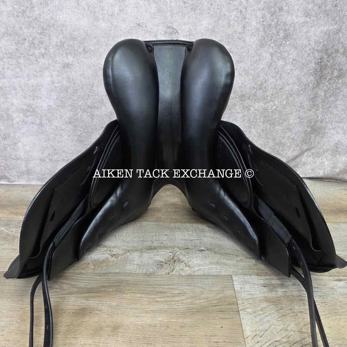 2016 Prestige X-D1D K Zero Monoflap Dressage Saddle, 17" Seat, Wide Tree, Wool Flocked Panels