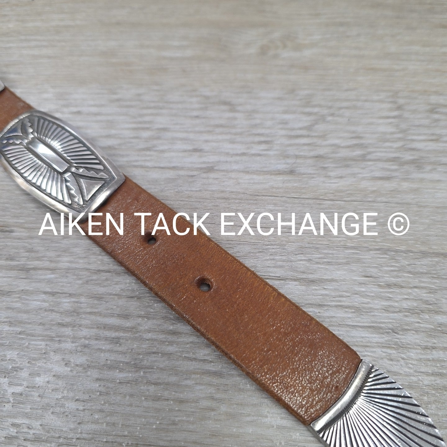 Rick Martinez Navajo Sterling Silver Concho Belt, 32