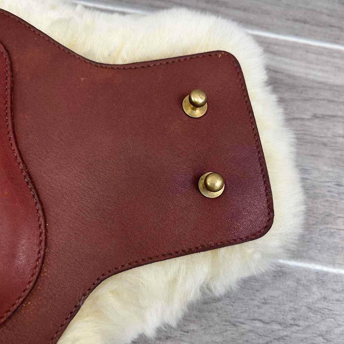 Nunn Finer Hind Fetlock Boots with Removable Sheepskin & Neoprene Liners, Brown,
