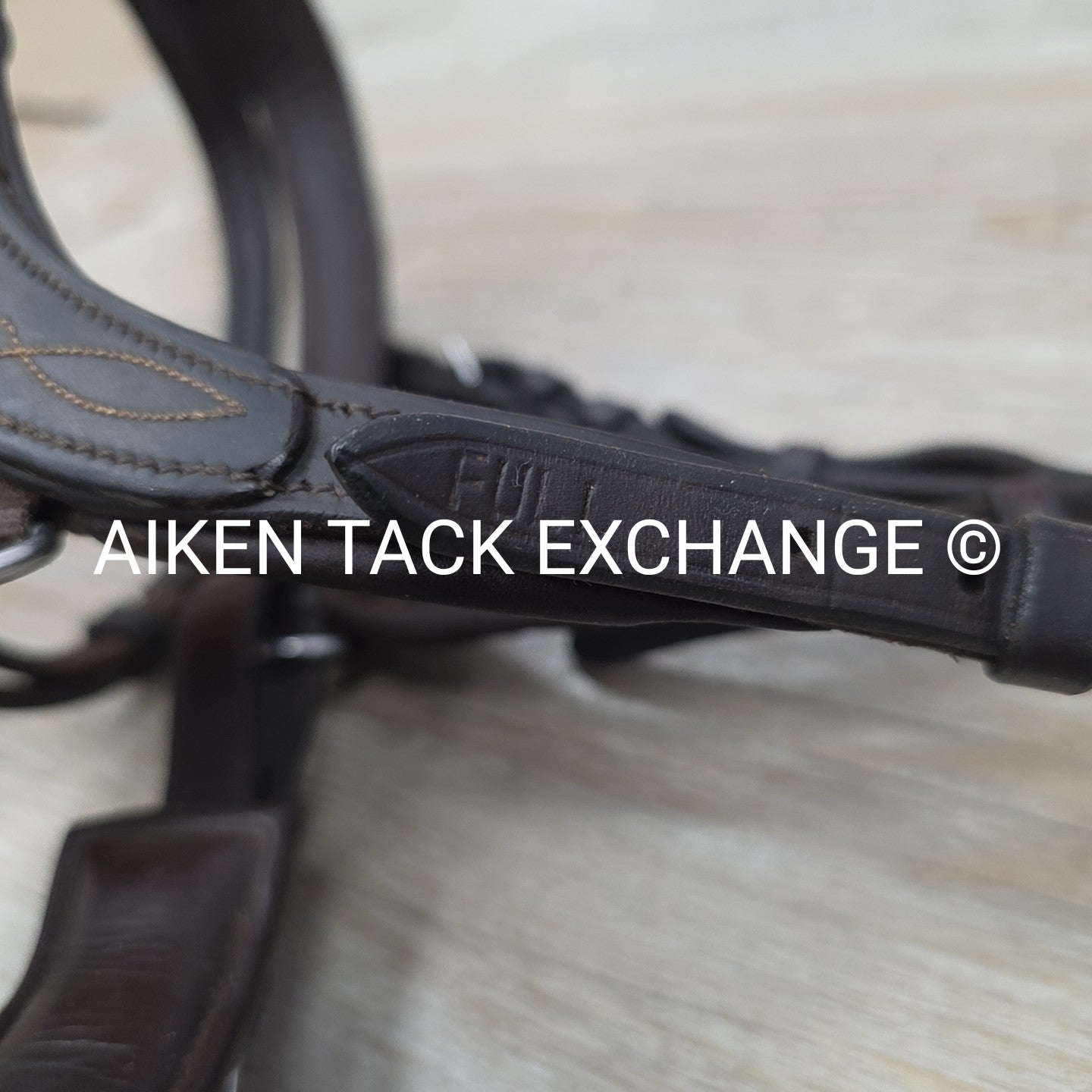 PS of Sweden Jump Off Anatomic Bridle, No Reins, Brown, Size Full