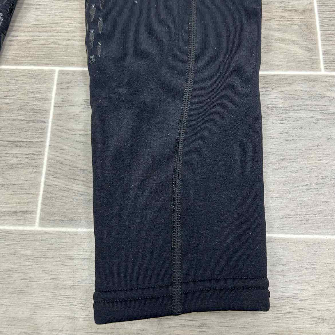 Kerrits Power Stretch Winter Silicone Knee Patch Tights, Size Large