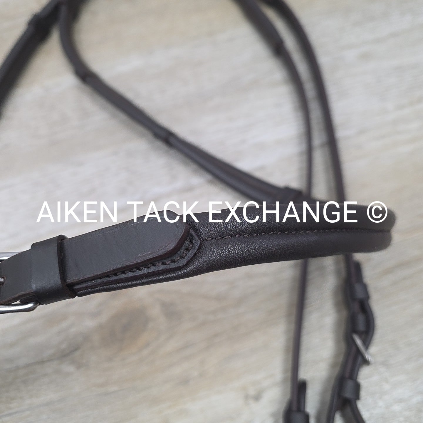 Cushion Grip Reins with Hand Stops, Brown, 56"