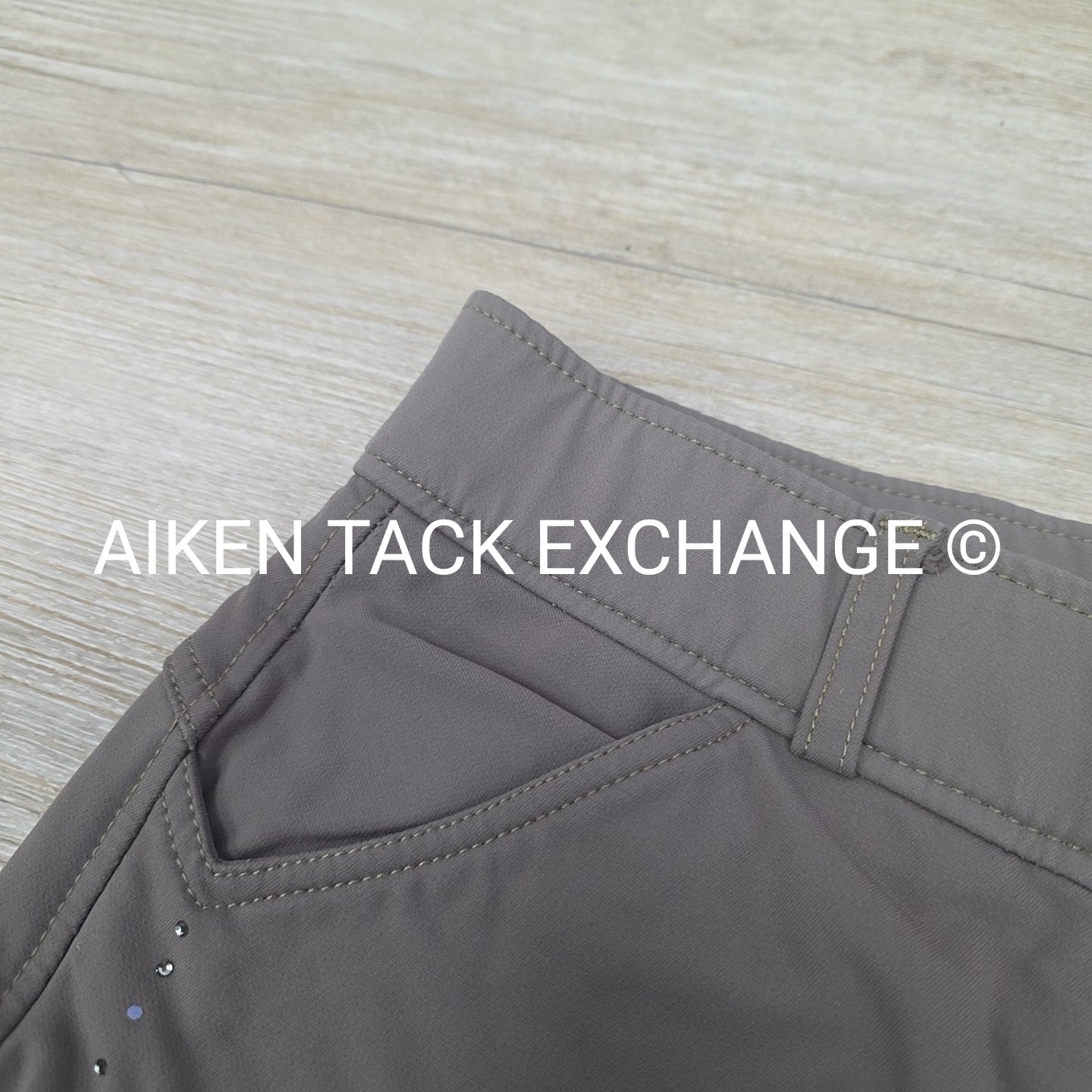 Romfh Sarafina Bling Silicone Grip Full Seat Breeches, Size 28 R