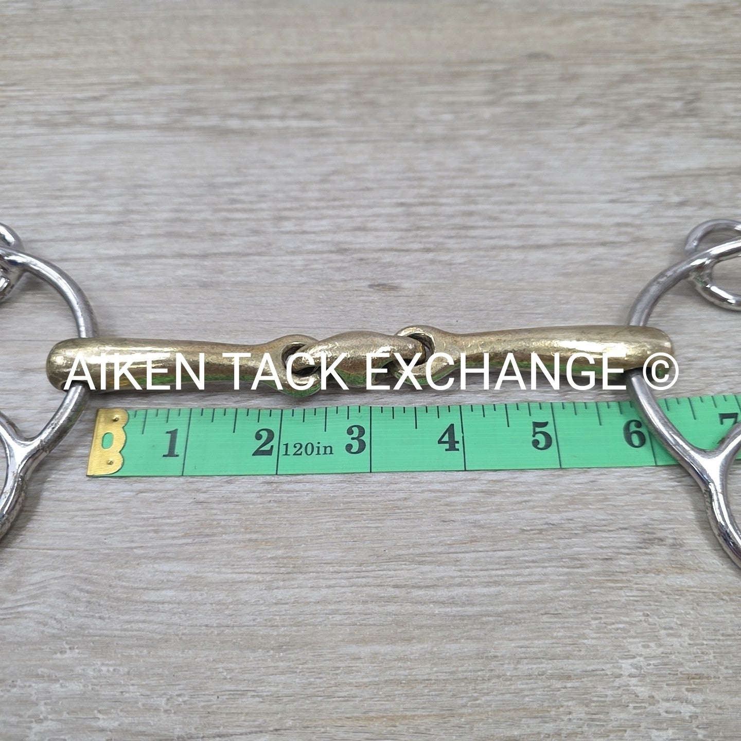 UKSALES25 Double Joint 2 Ring Gag Bit 5.75"