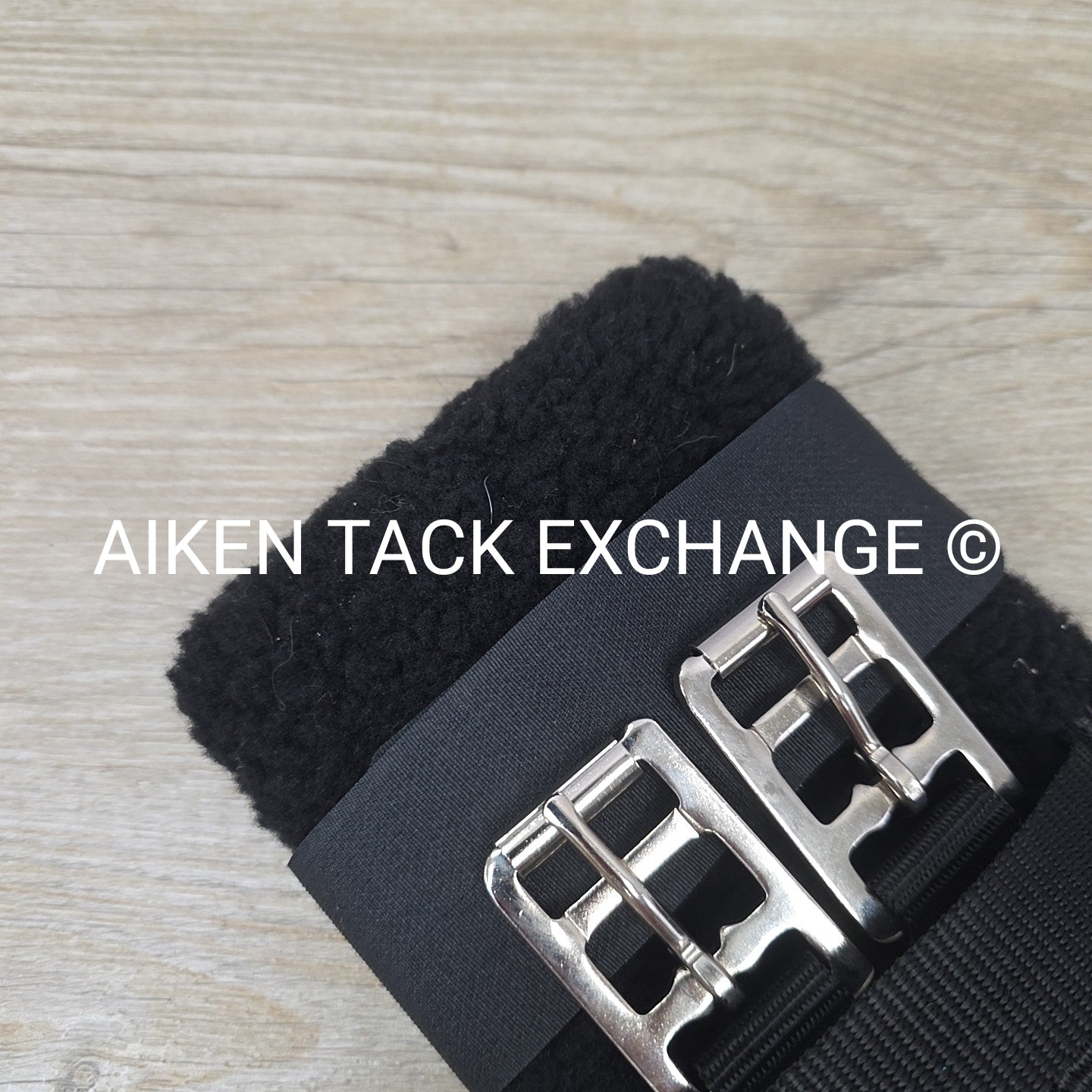 Toklat Contour Synthetic Fleece Dressage Girth, Black, 24"